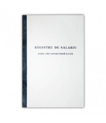 Registru de salariu A4, hirtie ofset, 50 file